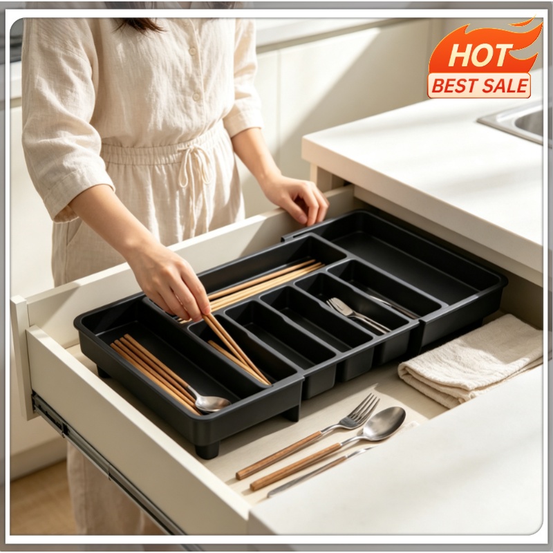 Kitchen Gadgets And Utensils - 1 szt. Ulepszony, regulowany organizer na