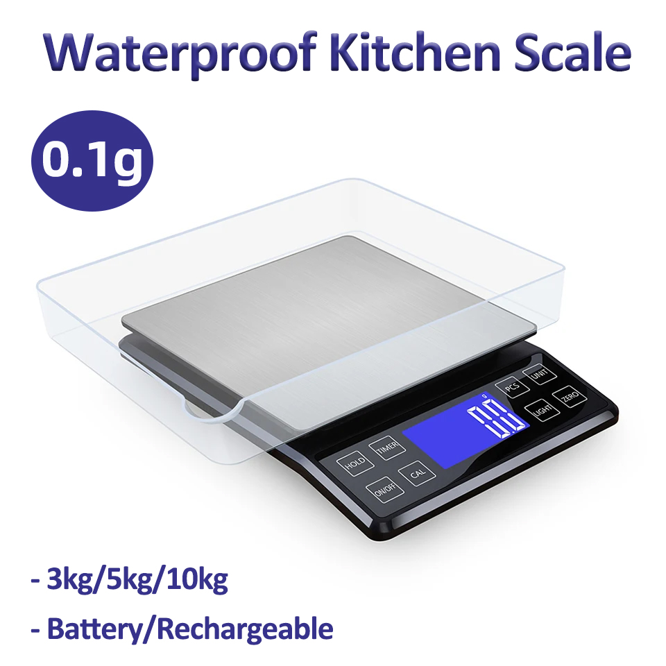 Kitchen Gadgets Cool - Cyfrowa waga kuchenna 0.1g wysoka precyzja