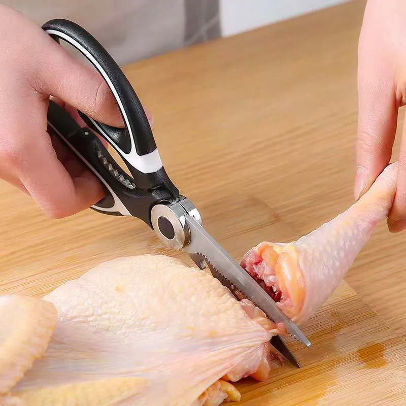 Kitchen Gadgets Cool - Nożyczki kuchenne ze stali nierdzewnej Wielofunkcyjne,