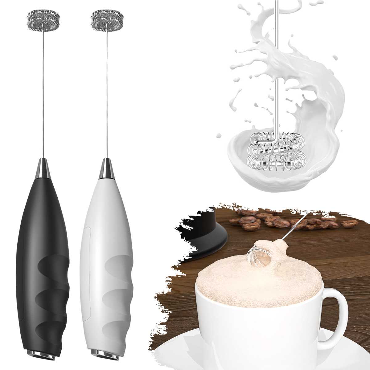 Kitchen Gadgets Products - Elektryczny spieniacz do mleka, trzepaczka elektryczna,