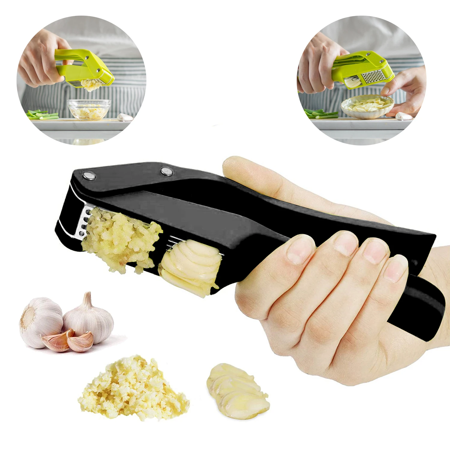 Kitchen Gadgets Cool - 2 w 1 Prasa do czosnku