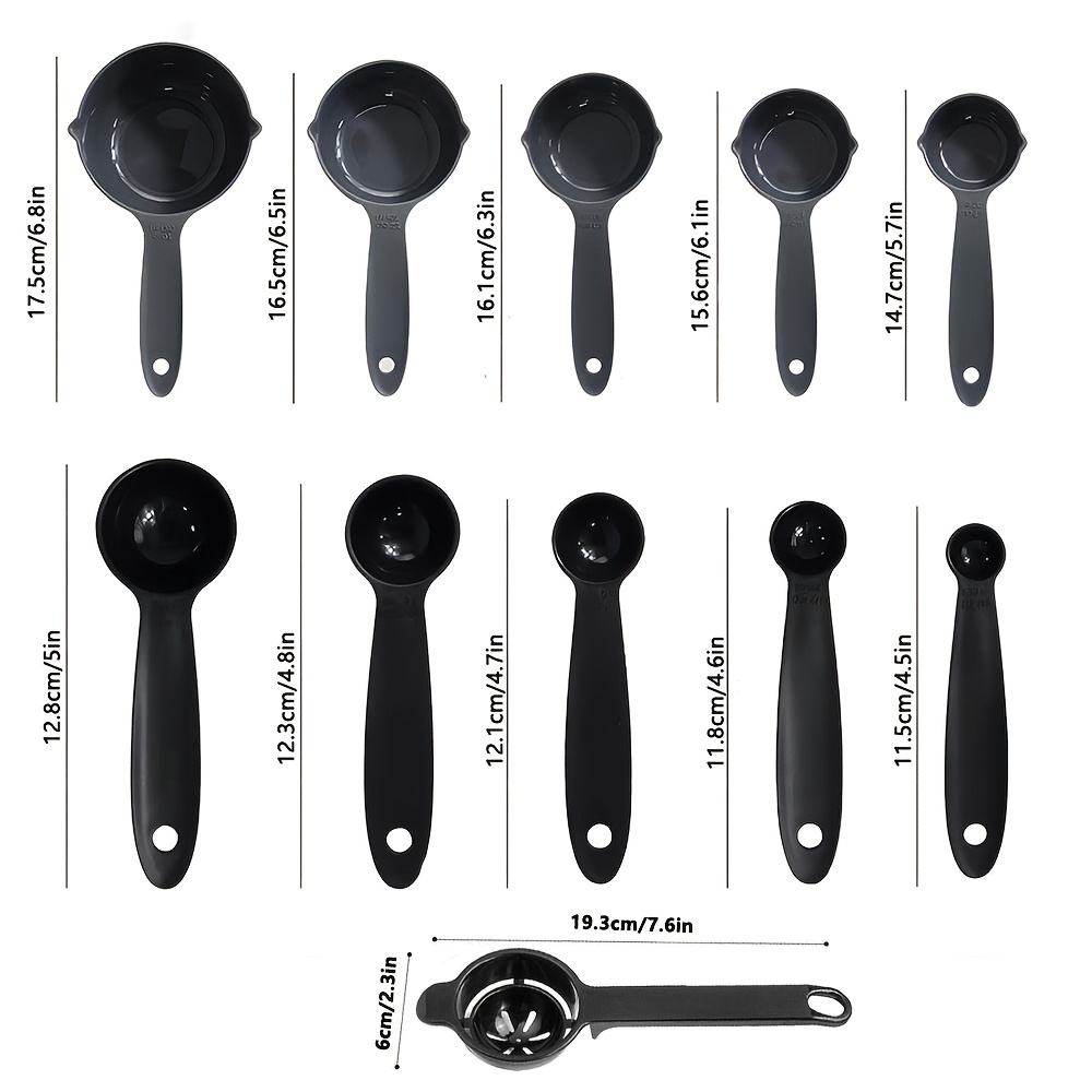11 szt. Plastikowych miarek i  – Kitchen Gadgets Products recenzja i cena