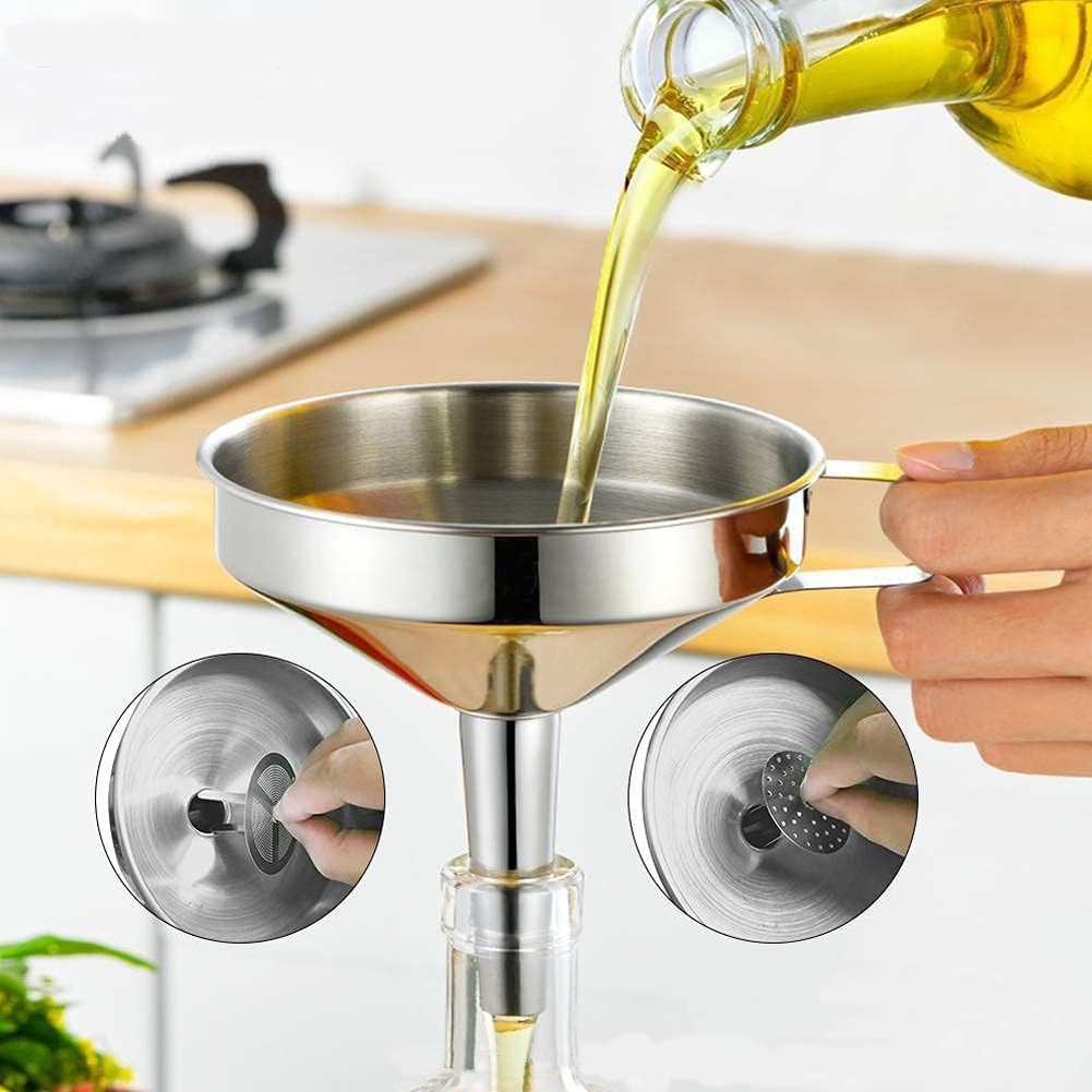 1 szt. Stalowy lejek do oleju  – Kitchen Gadgets Products recenzja i cena
