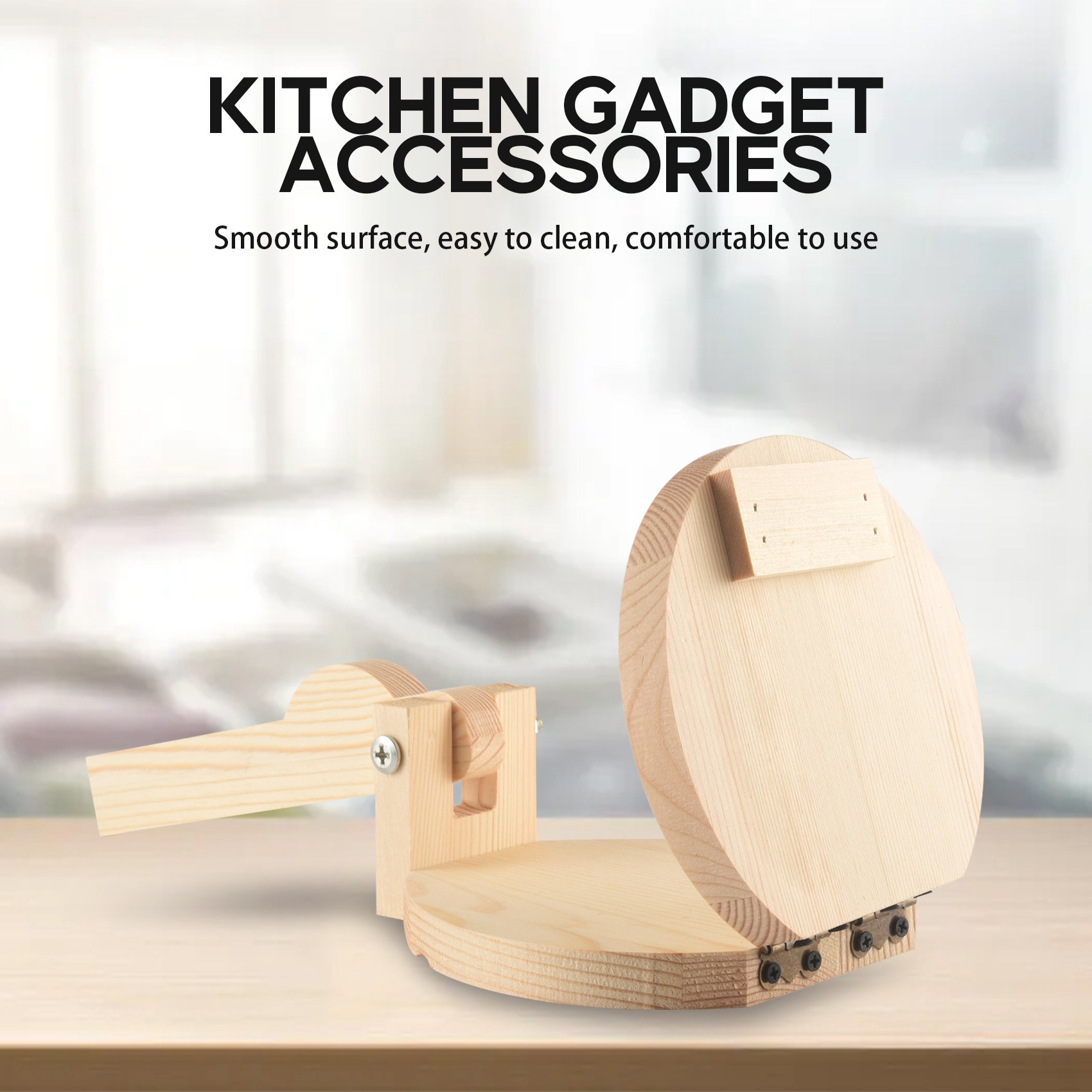 Praska do tortilli z drewna Y4 – Kitchen Gadgets Roti Maker recenzja i cena