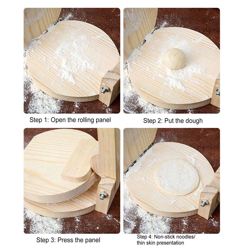 ABUL-2X Drewniana prasa do tor – Kitchen Gadgets Roti Maker recenzja i cena